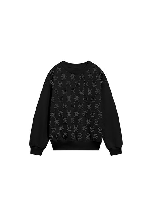 Felpa, bambina, logata. PHILIPP PLEIN | F6PHJGSW013110